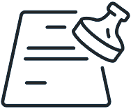 Financing paperwork certify stamping